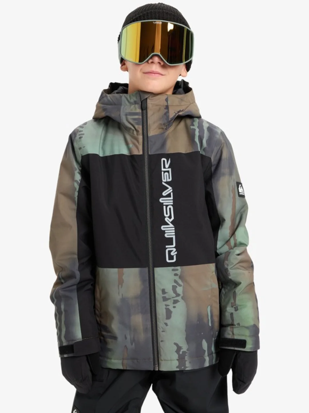 Side Hit Block - Veste de snow technique pour Garçon 8-16 ans Noir