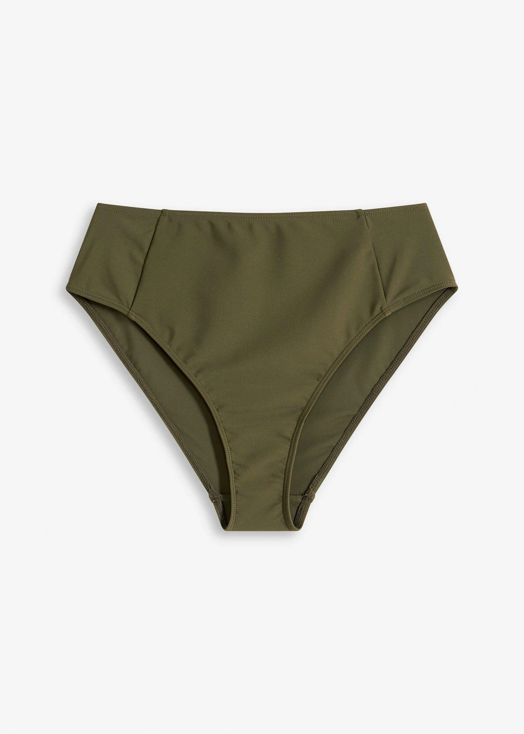 Bas de bikini taille haute, échancré