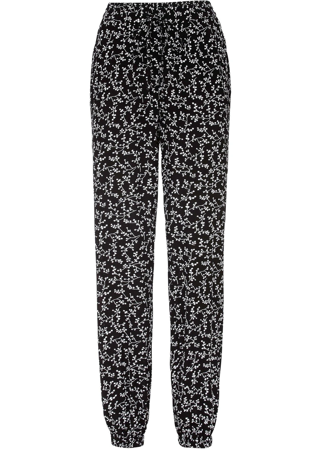Pantalon 100% viscose, taille élastiquée