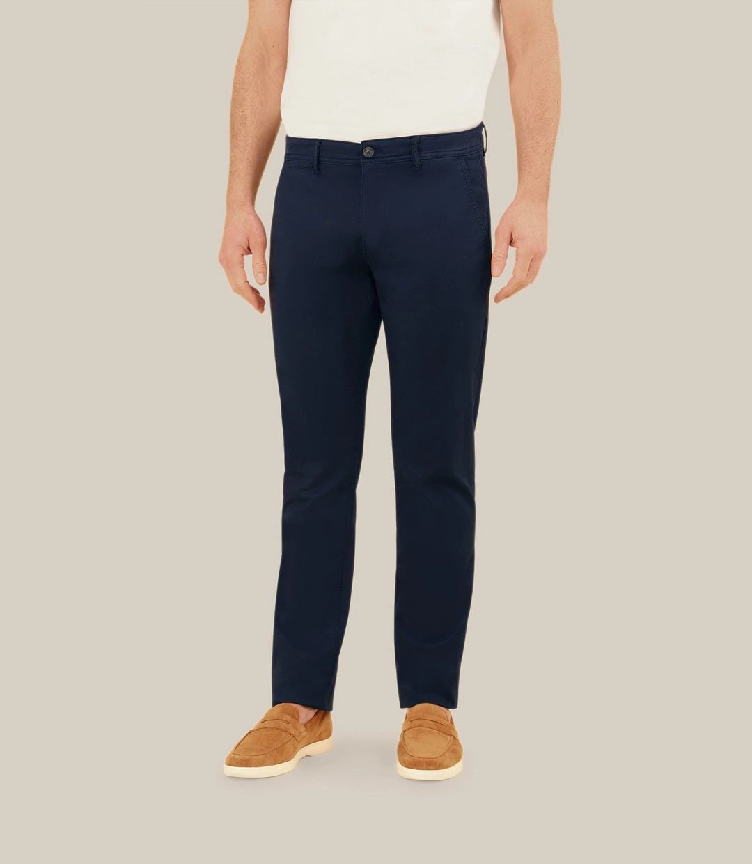 IZAC - Pantalon coton stretch marine