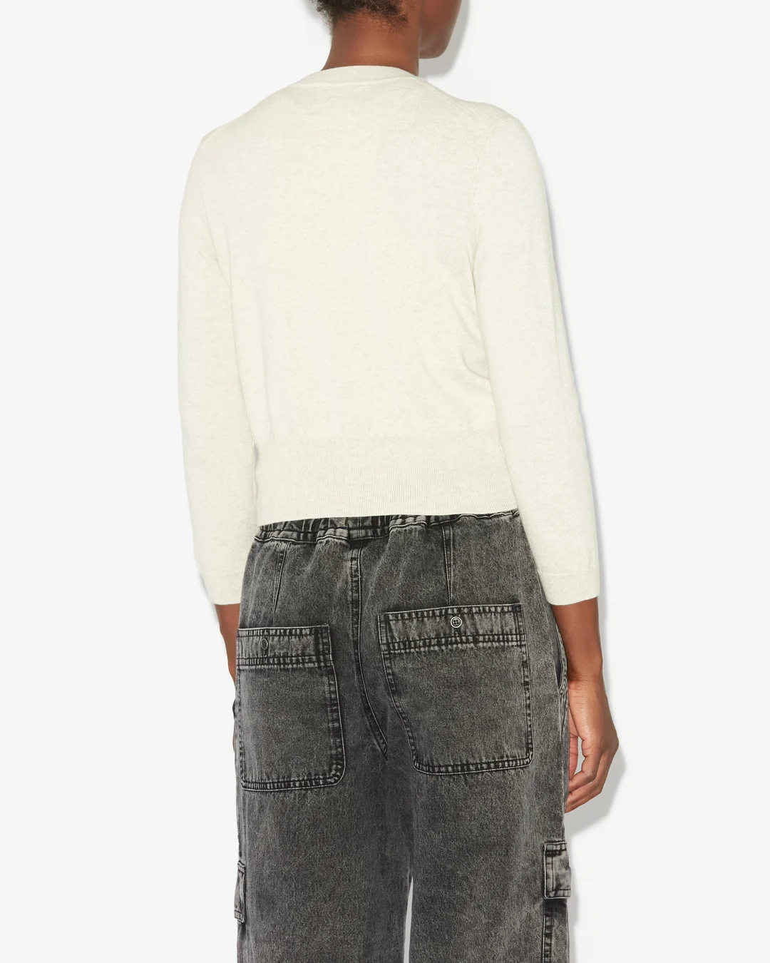 Cardigan Newton - Femme - Gris Clair - Taille 42 - Marant Étoile - 3