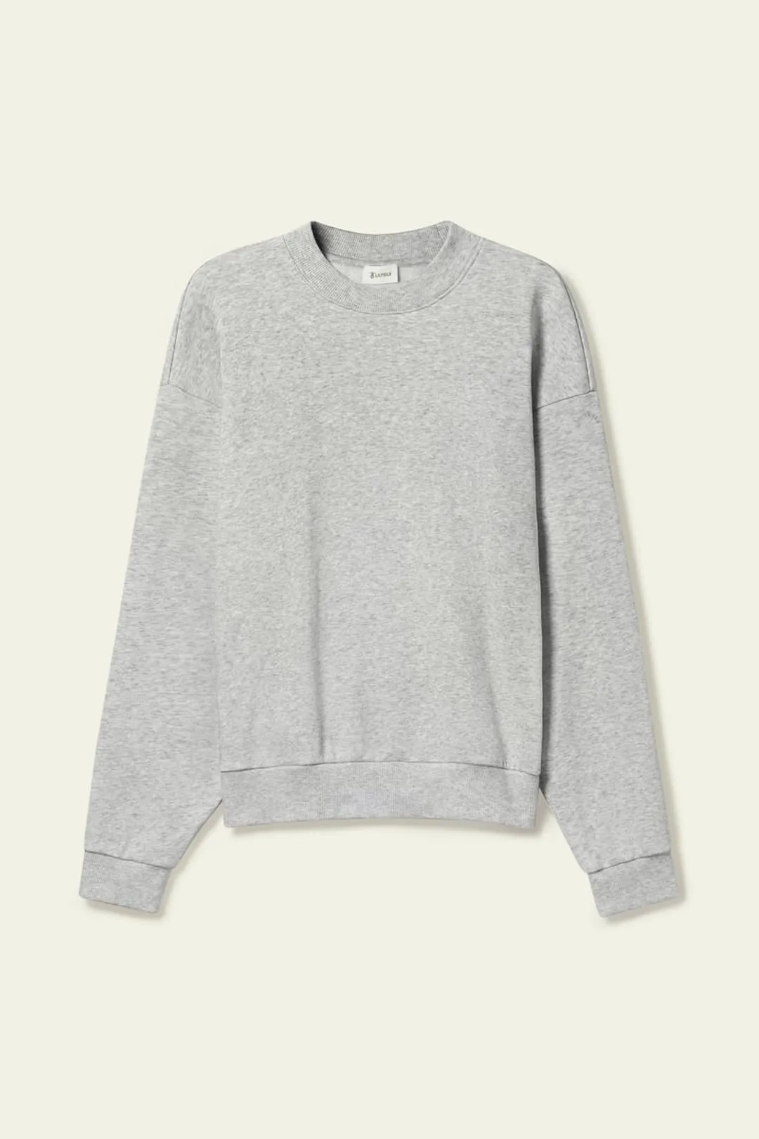 LILYSILK Sweatshirt Ras du Cou Porchlight Balance Noir XL - SILKERRY Doux et Confortable, Épaules Tombantes, Coupe Décontractée