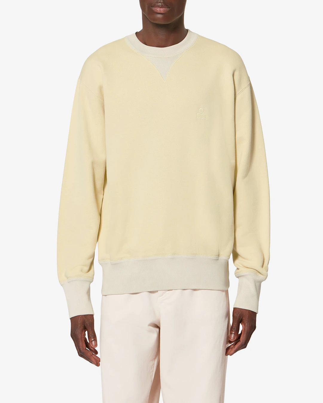 Sweat Shirt Miker - Homme - Jaune Clair - Taille XL - 5