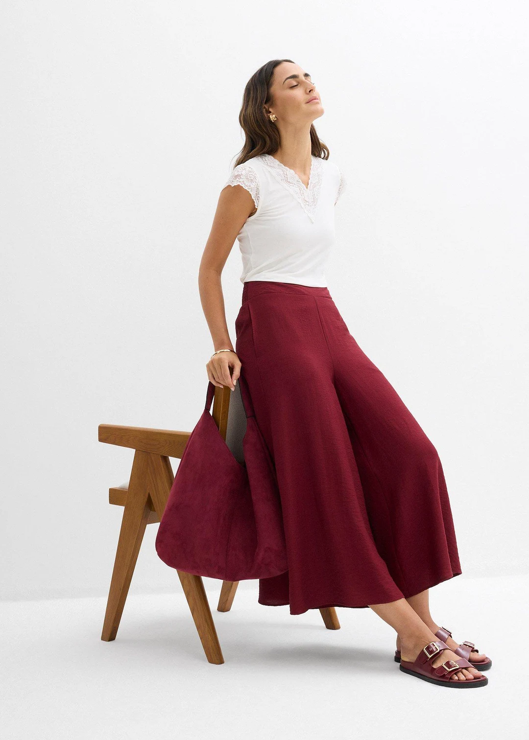 T-shirt doux en viscose extensible - 2