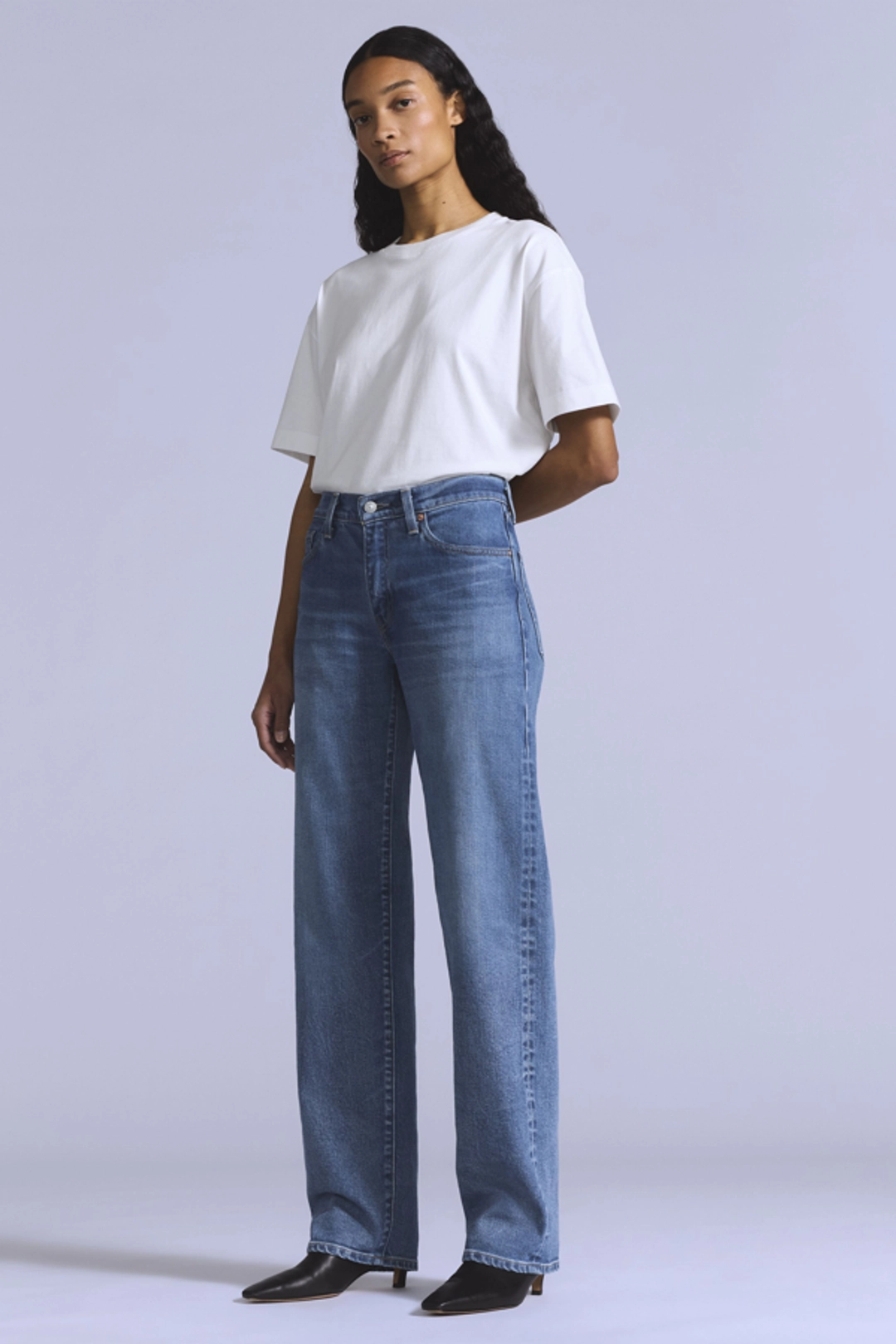 Levi's Jean Boyfriend - Femme - Bleu / Rinse Moj - 32X32