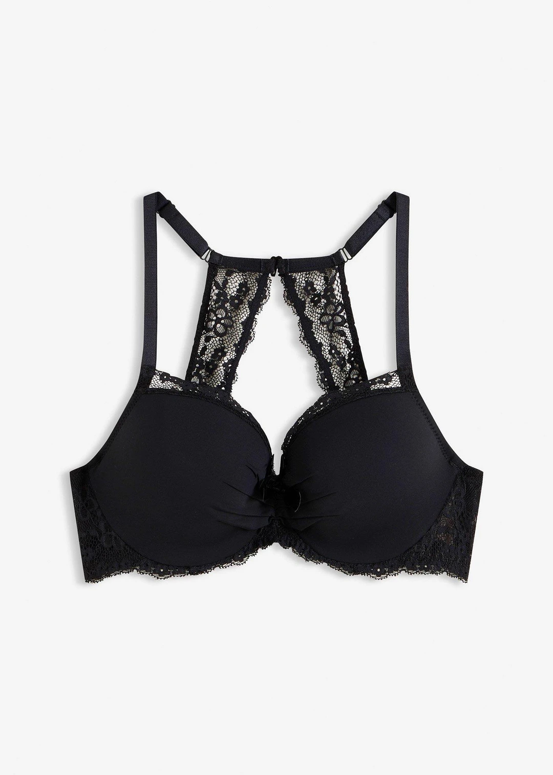Soutien-gorge à coques et dos nageur en dentelle