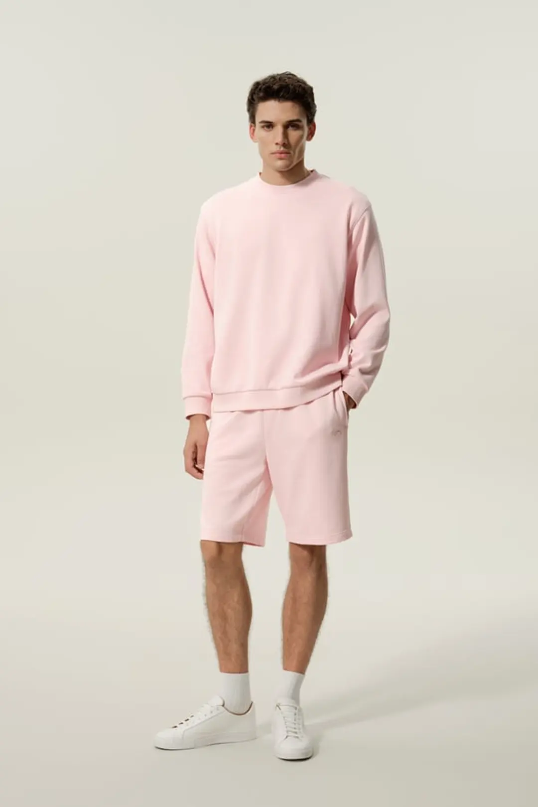 LILYSILK Short Homme Décontracté en Soie Silkerry respirant et frais Rose Poudré XXL