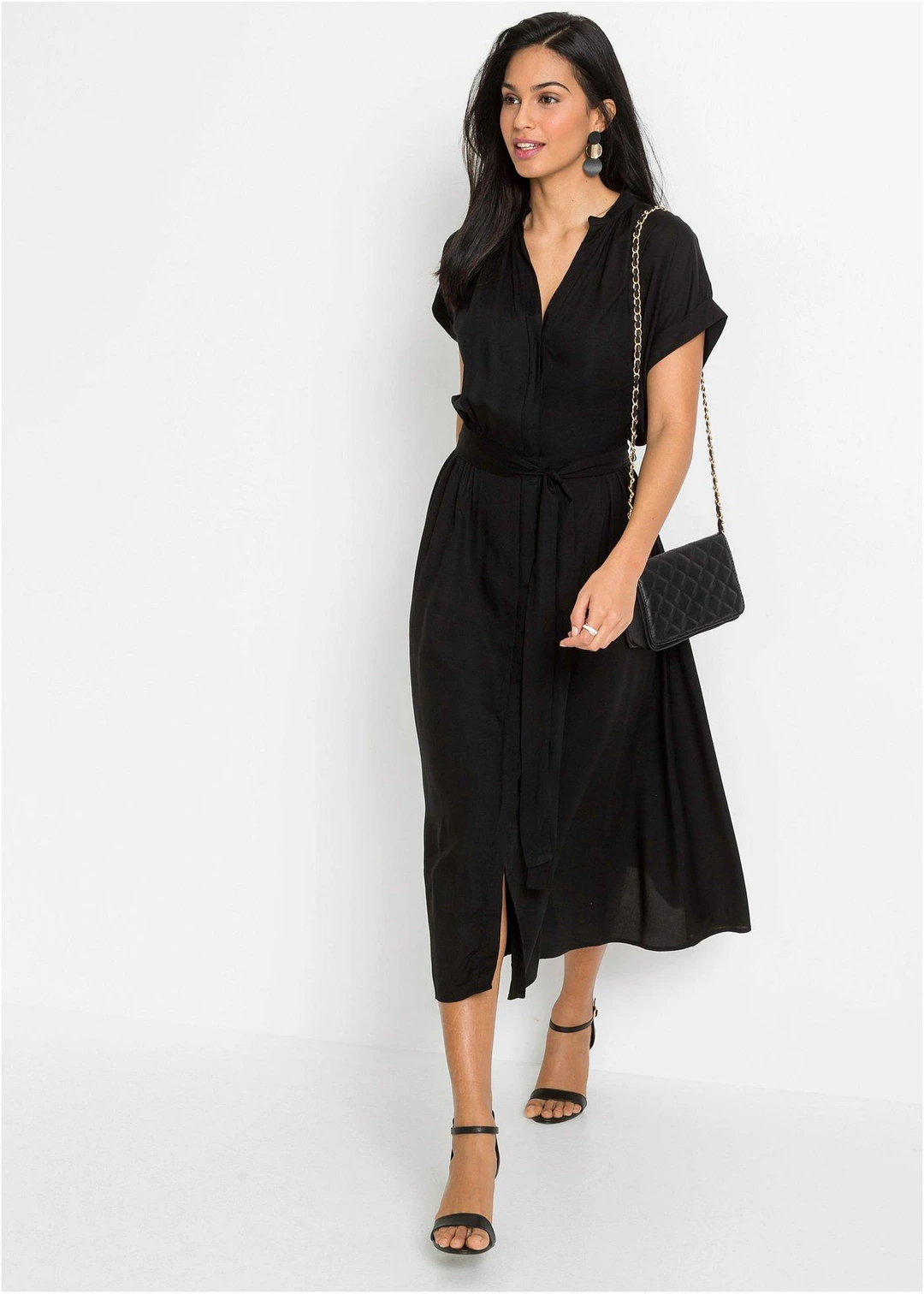 Robe-chemise en viscose fluide - 2