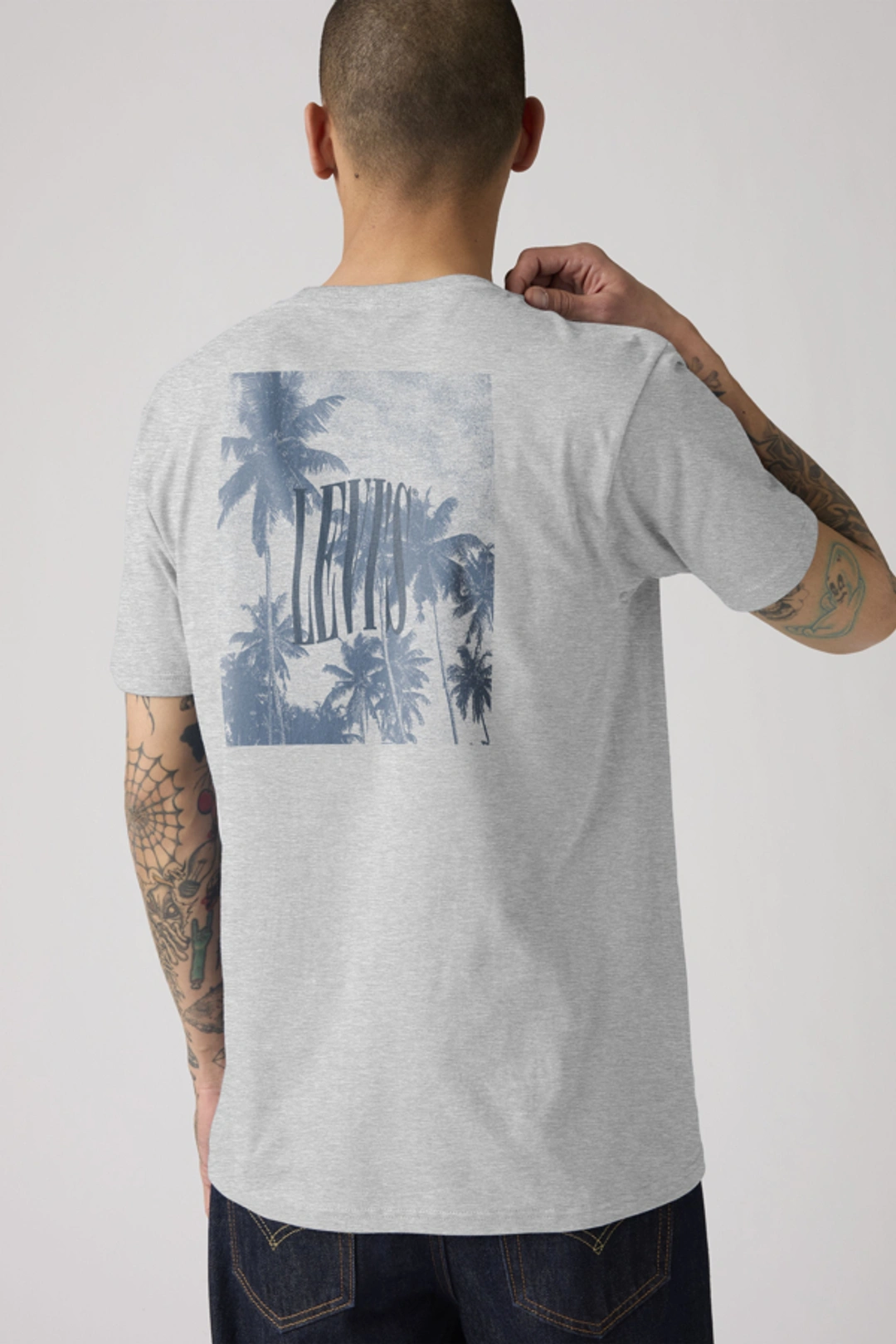 Levi's T Shirt Graphique Relaxed - Homme - Noir / Jet Black - 2XL
