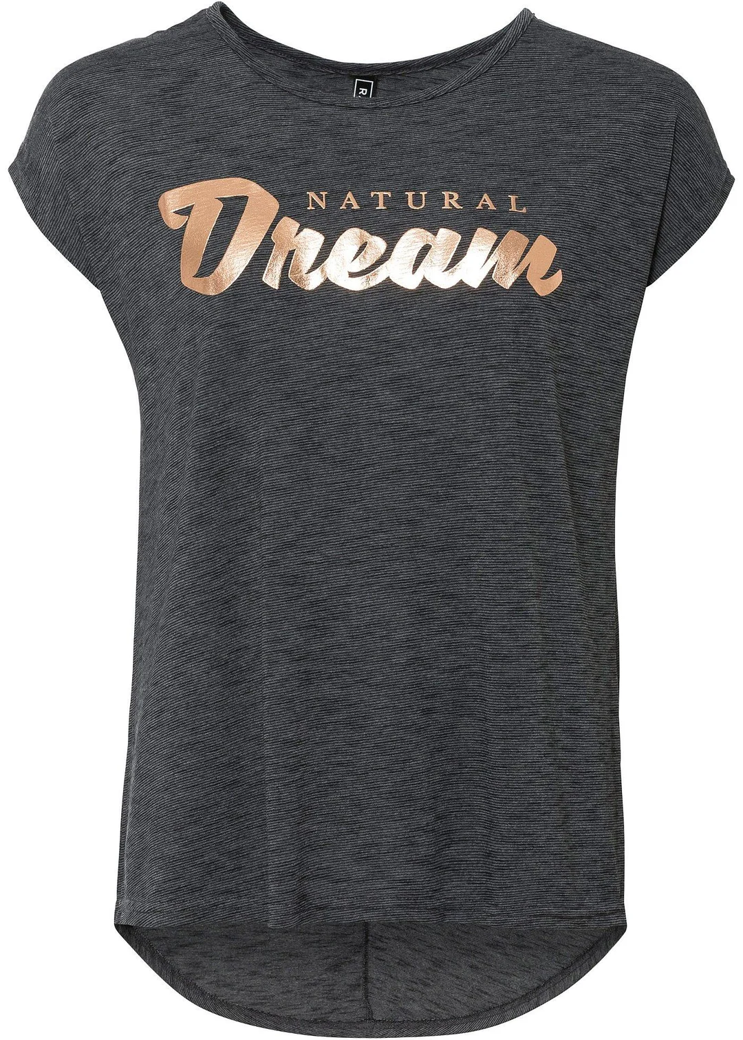 T-shirt long en viscose mélangée