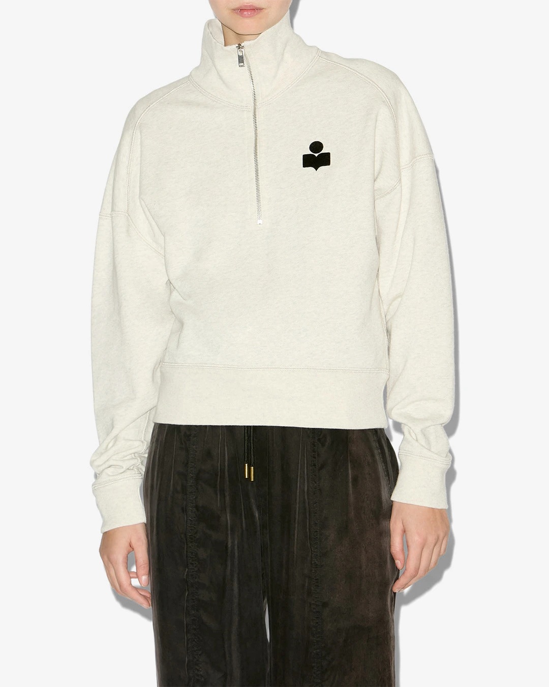 Sweatshirt Ross - Femme - Noir Délavé - Taille 36 - Marant Étoile - 5