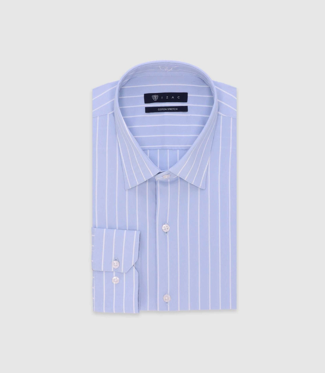 IZAC - Chemise à rayures ciel