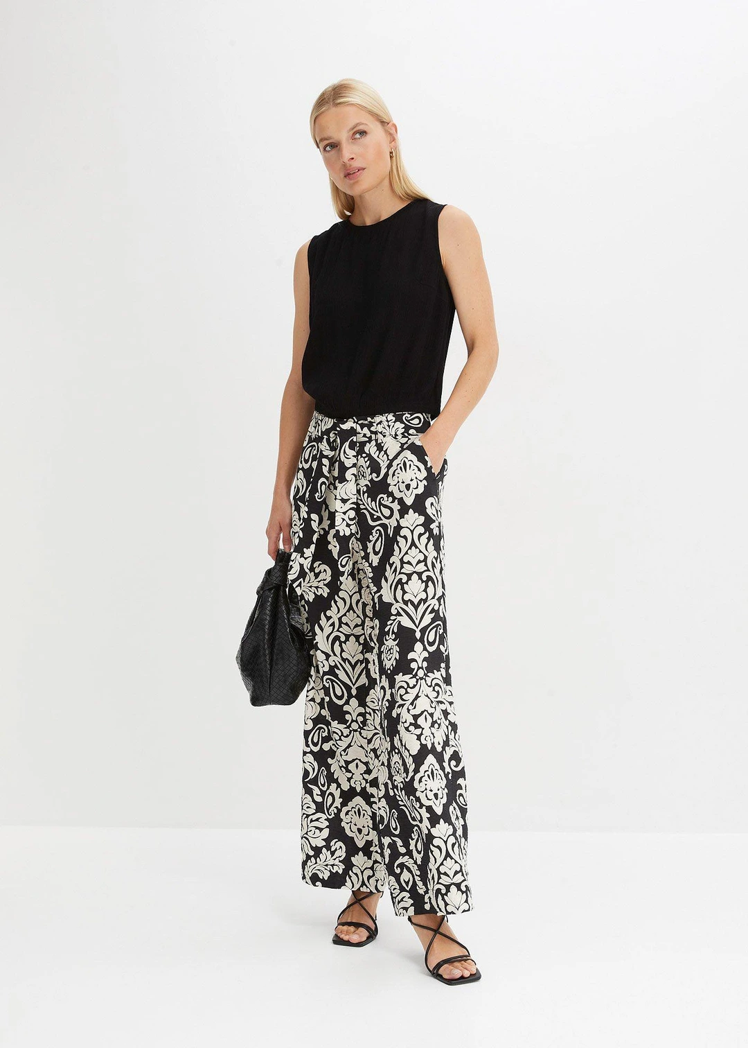 Pantalon palazzo à taille confortable - 2