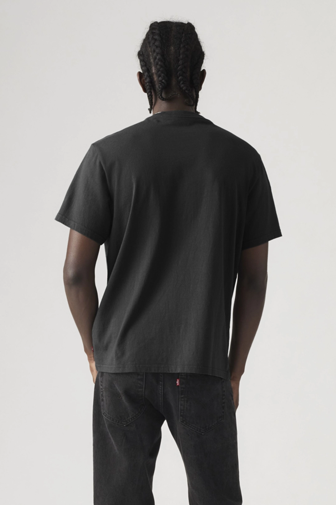 Levi's T Shirt Baby Tab Manche Courte Relaxed - Homme - Blanc / Bright White - 2XL - 2