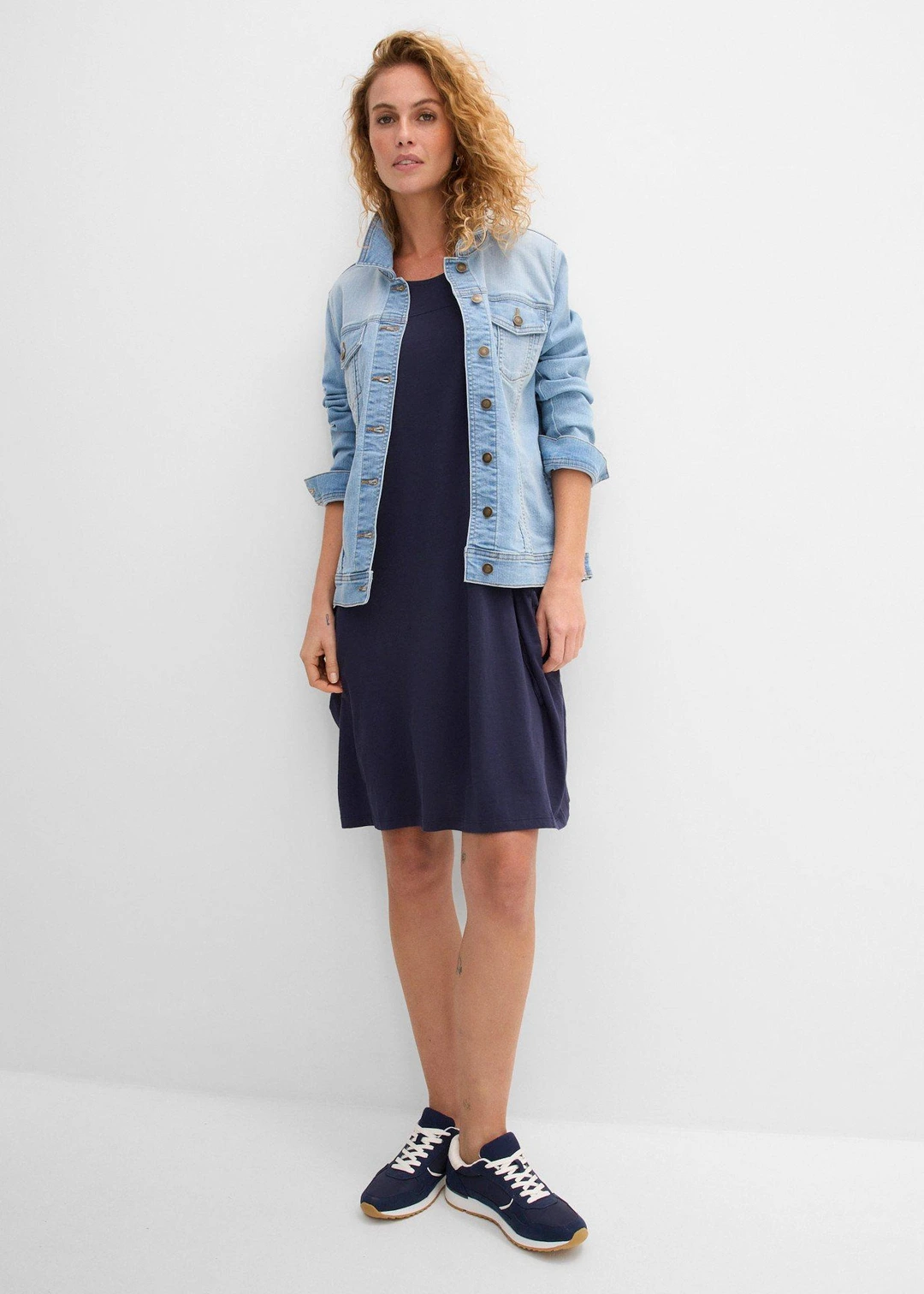 Robe en jersey coton avec poches