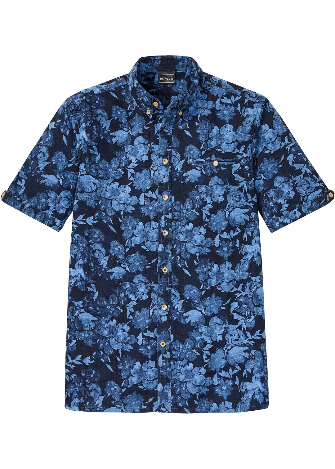 Chemise manches courtes en seersucker