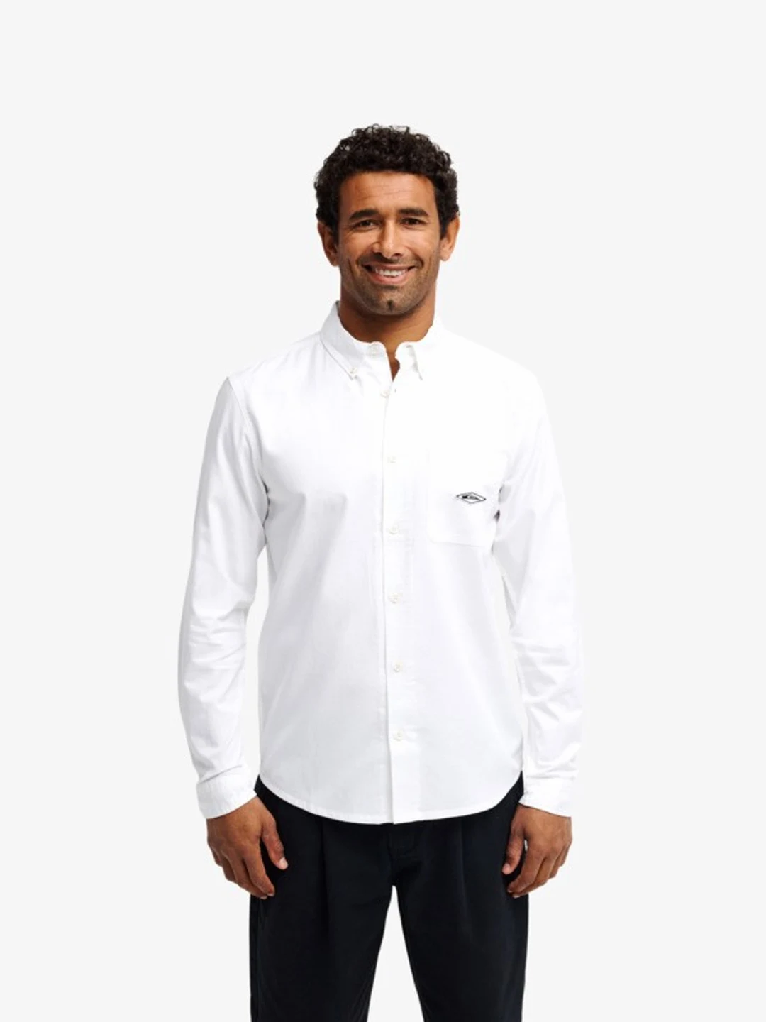 Diamond - Chemise manches longues pour Homme Noir