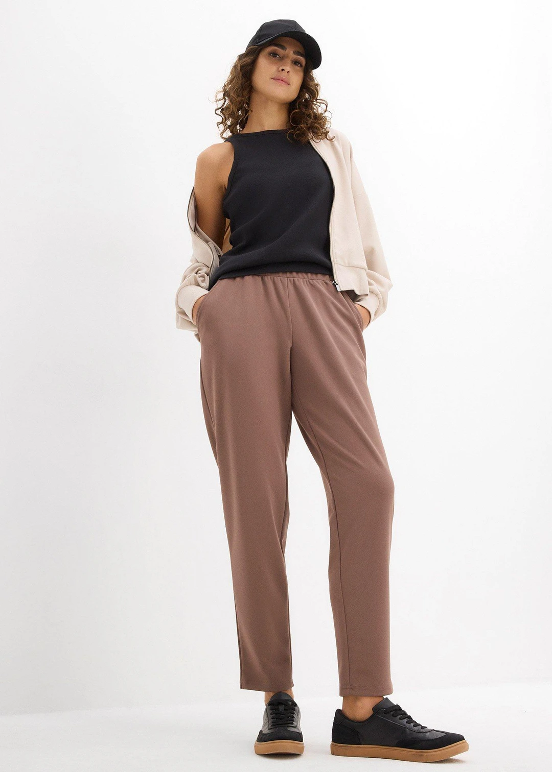 Pantalon en néoprène à taille élastiquée - 2