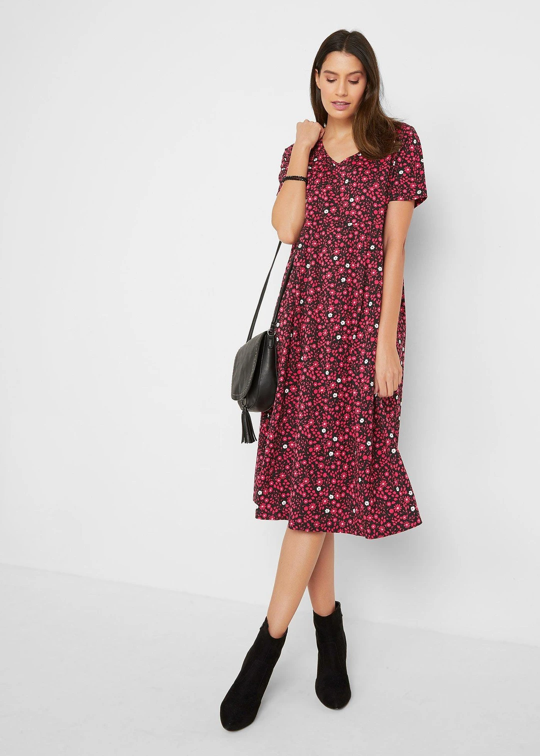 Robe midi en jersey coton - 2