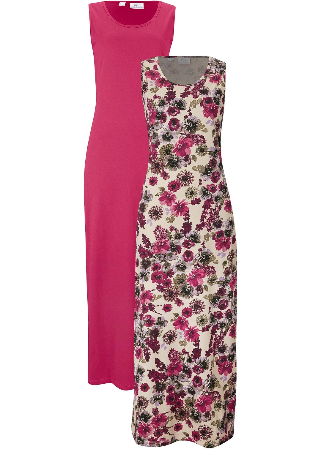 Lot de 2 robes longues 100% coton
