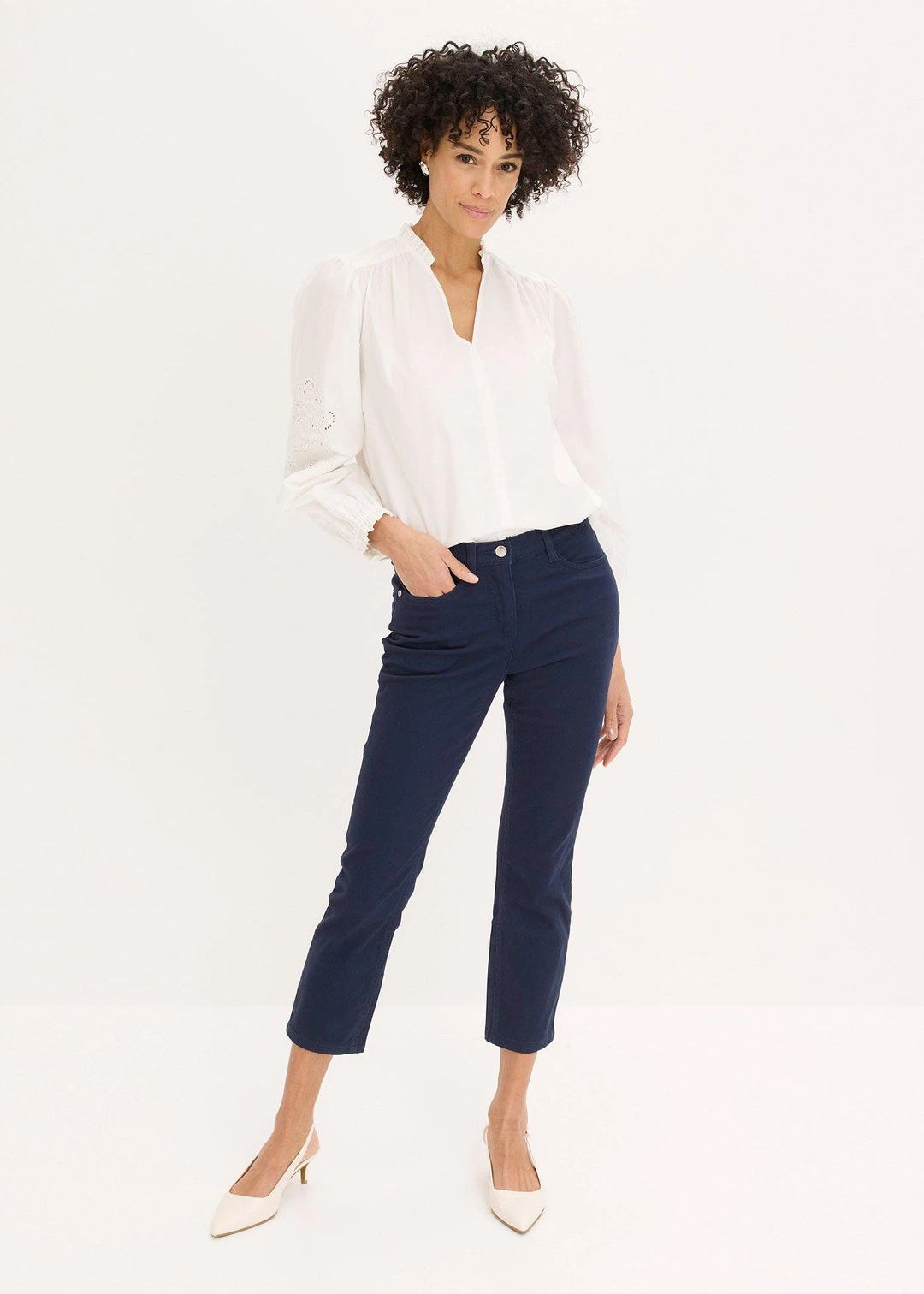 Pantalon extensible 7/8