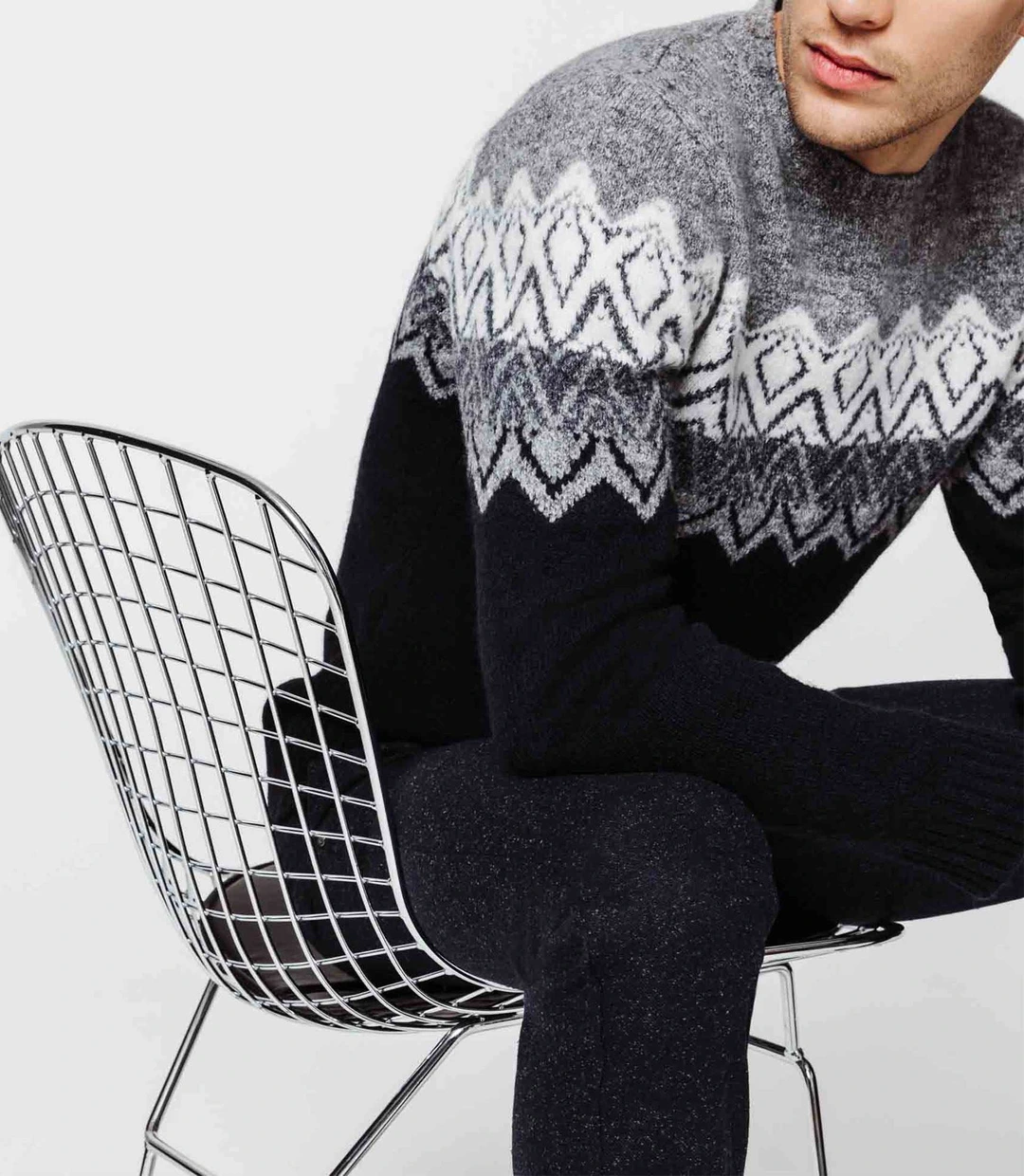 IZAC - Pull hiver marine