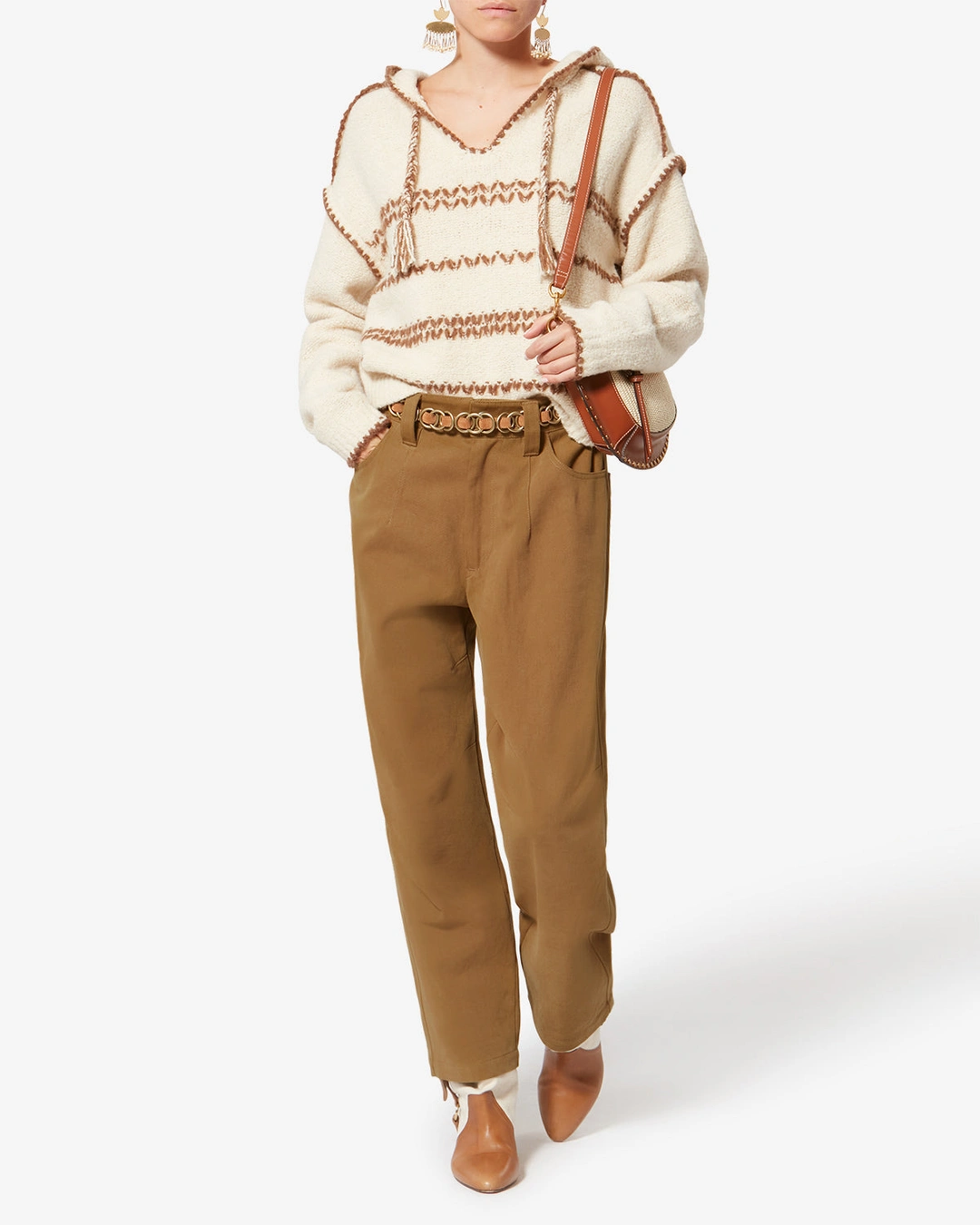 Pantalon Opalyna - Femme - Camel - Taille 42 - Marant Étoile - 4