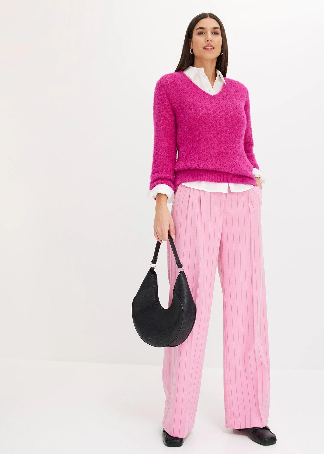 Pantalon large à pinces et rayures tennis - 2