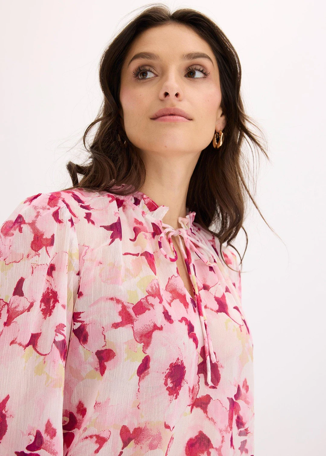 Blouse imprimée en mousseline - 3