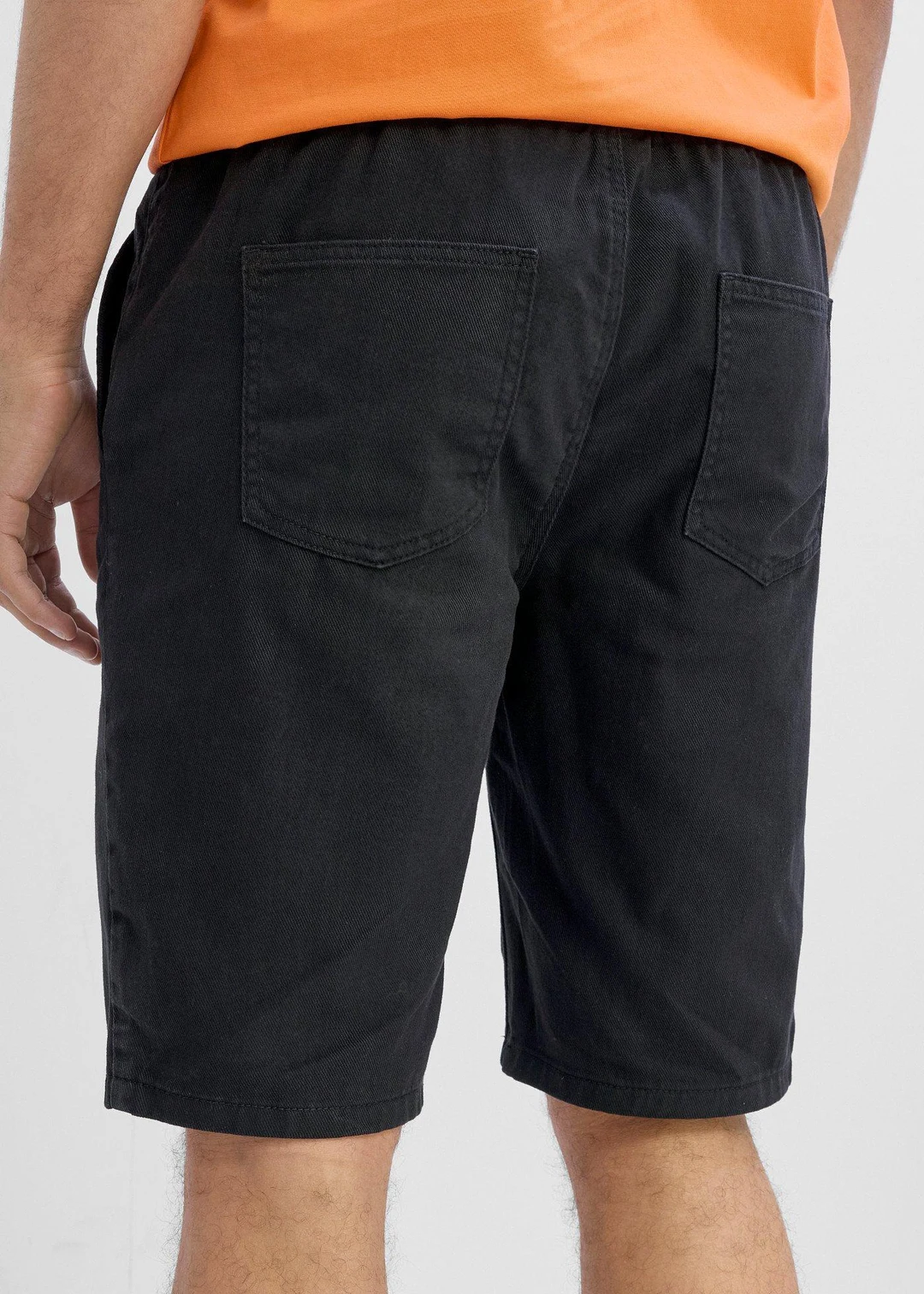 Bermuda 100% coton à taille élastiquée, regular