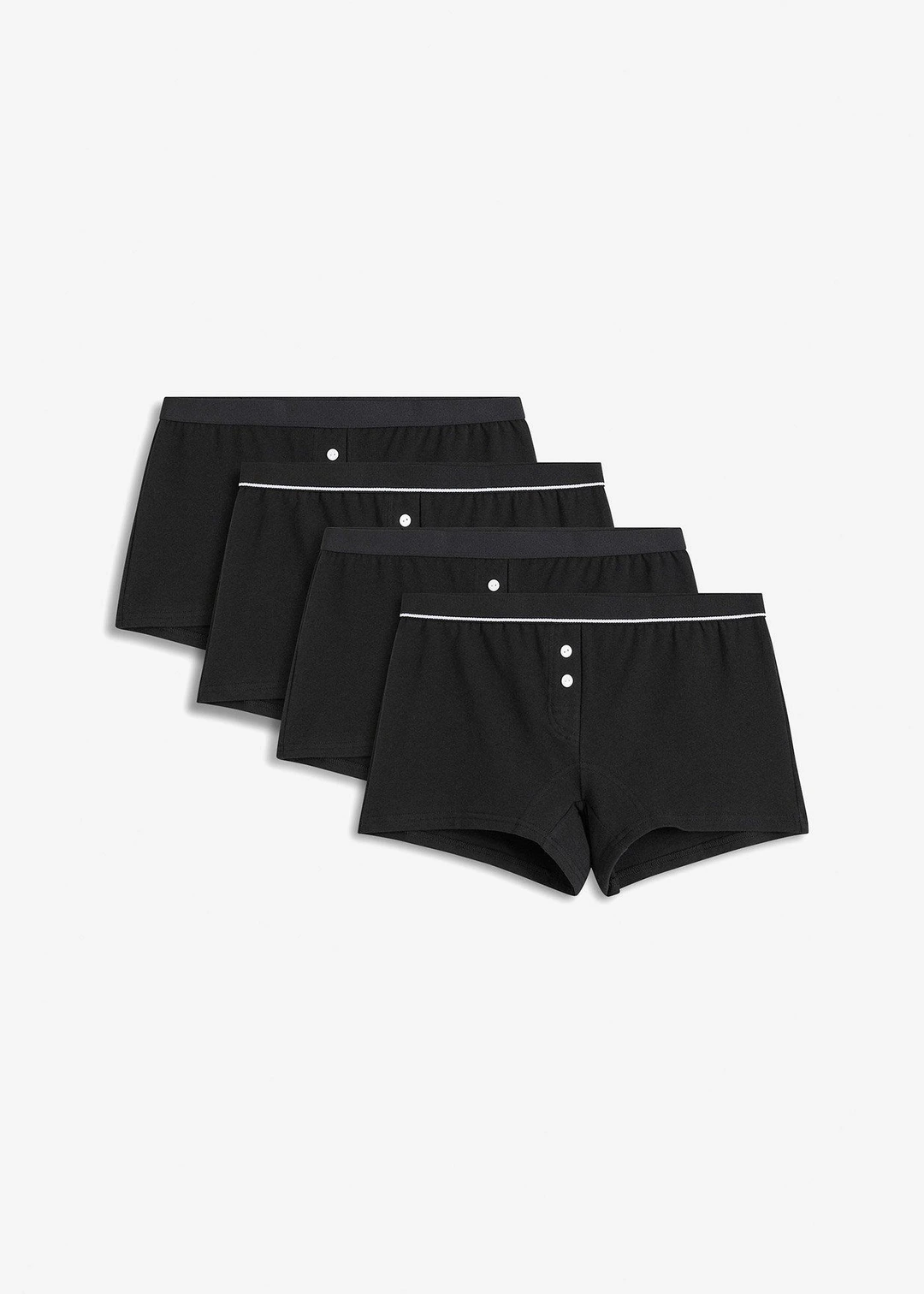 Lot de 4 boxers femme coton