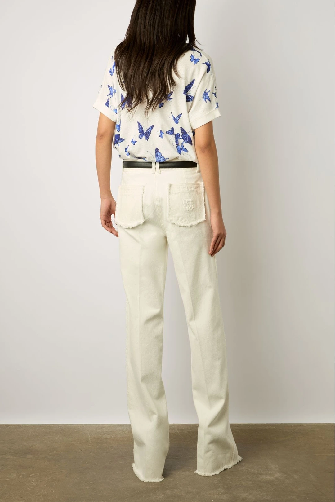 T-shirt en coton papillons - MIRELA - Electrique - 4