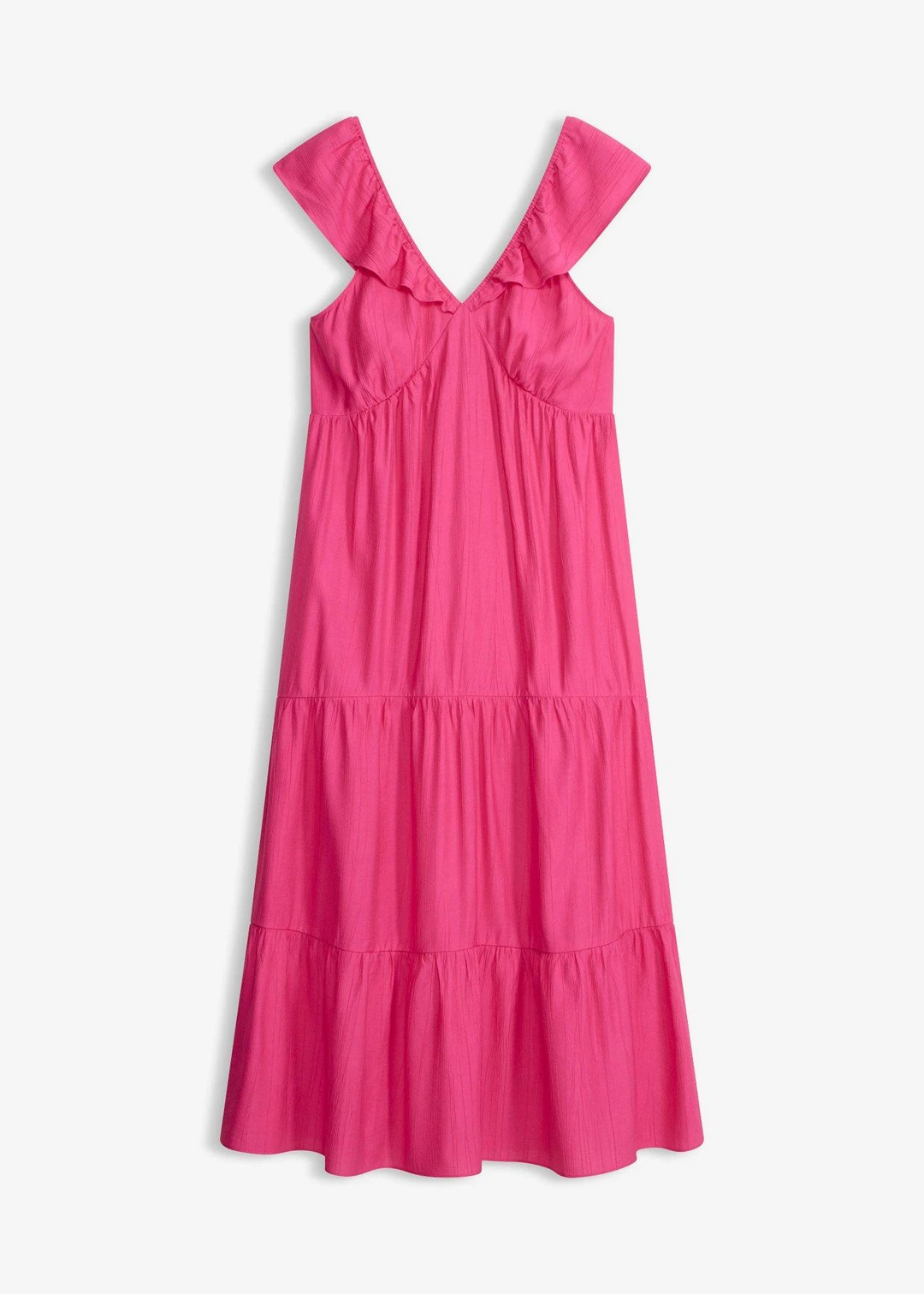 Robe à bretelles en viscose mélangée