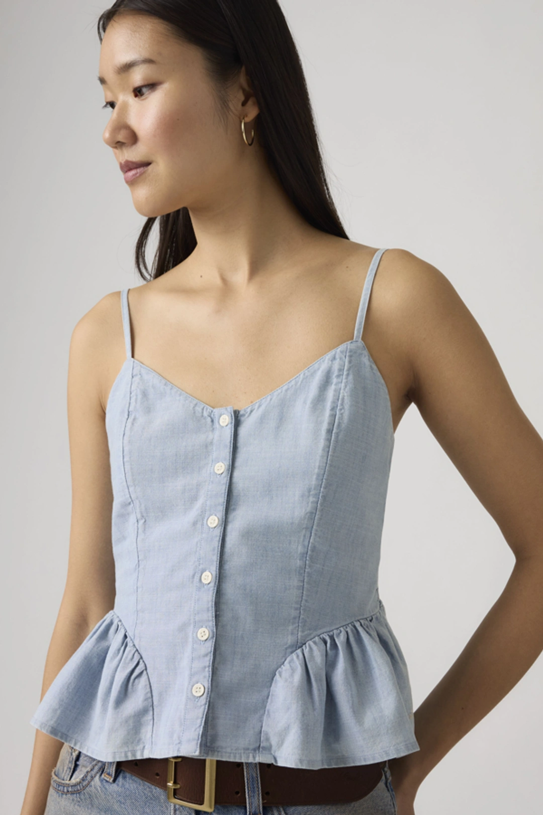Levi's Blouse Sans Manche Monet - Femme - Bleu / Soft Current - XS - 2