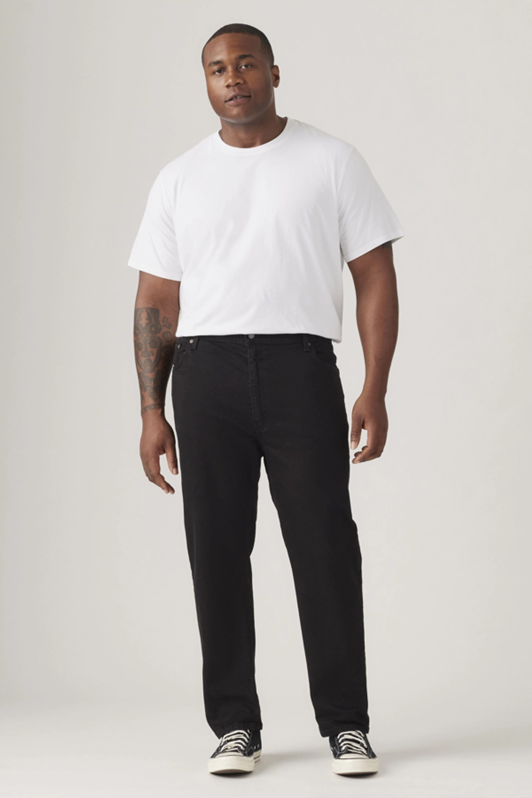 Levi's Jean 502 Taper (grandes Tailles) - Homme - Noir / Native Cali - 50X34 - 2