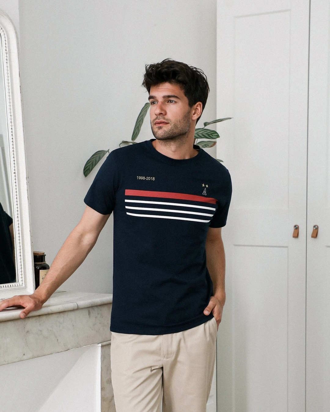 T-SHIRT DIDIER BLEU | COTON BIO | PRÉCOMMANDE