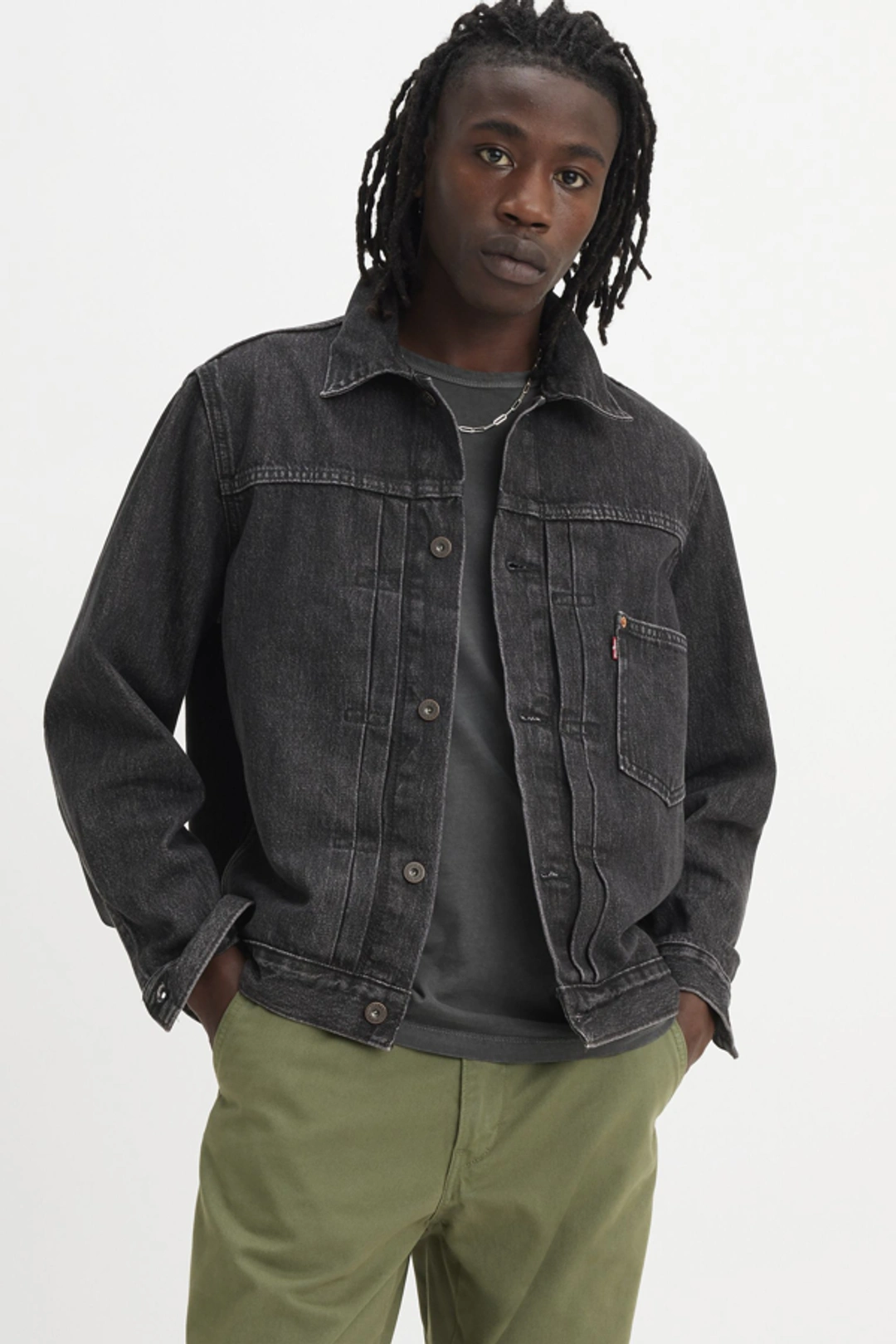 Levi's Veste Trucker Type I - Homme - Bleu / Medium Indigo Stonewash - XL