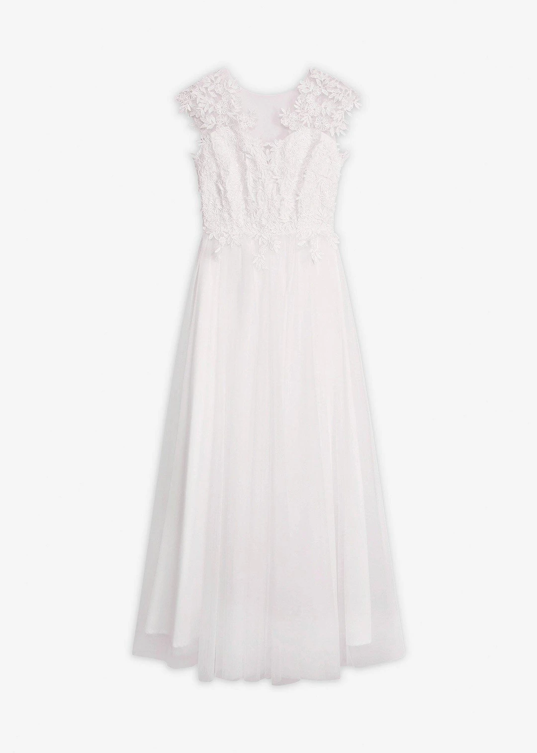 Robe de mariée en tulle délicat et dentelle