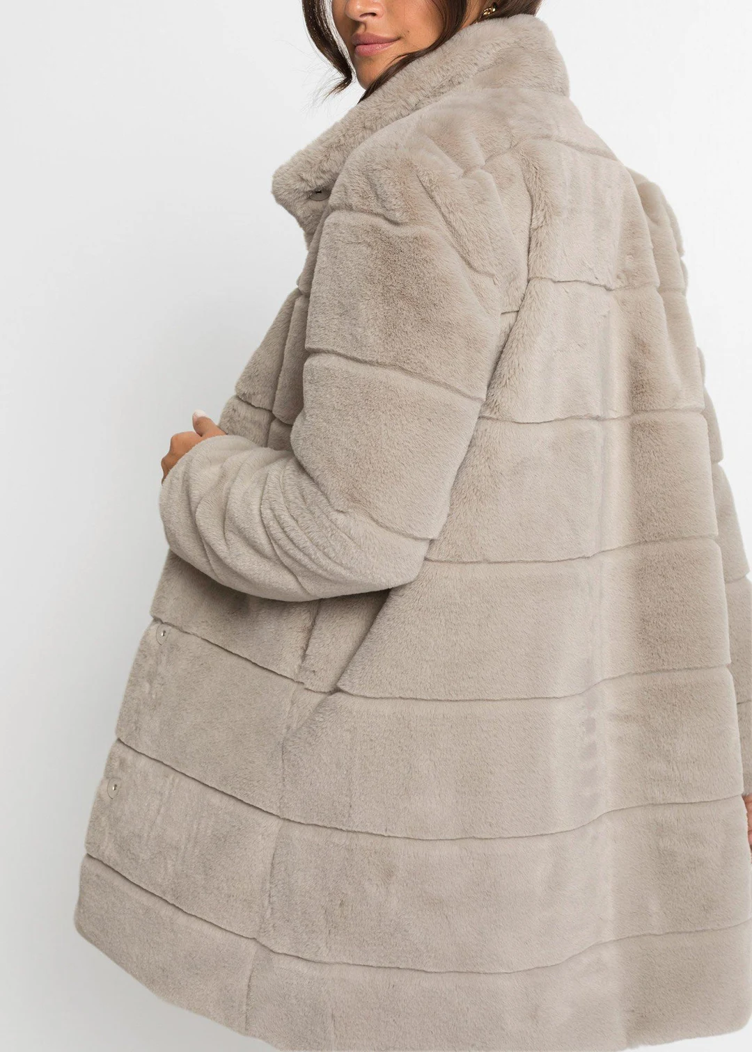 Manteau en tissu peluche
