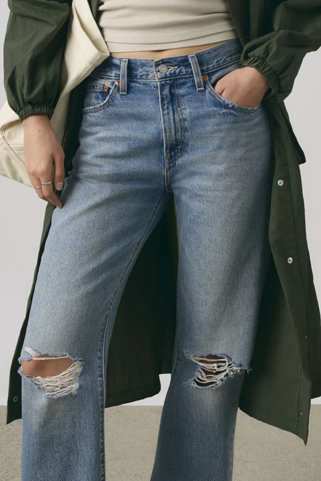 Levi's Jean Easy Dad - Femme - Noir / Rebel Edge - 33X32 - 2