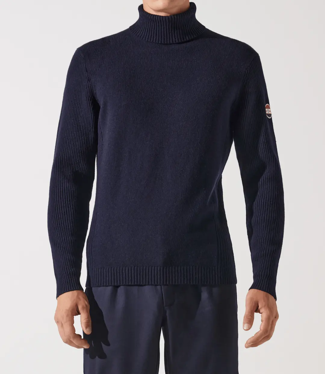 IZAC - Pull col roulé sport marine