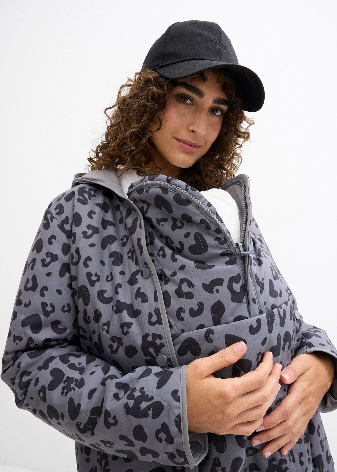 Parka de grossesse réversible 4-en-1 avec fonction portage