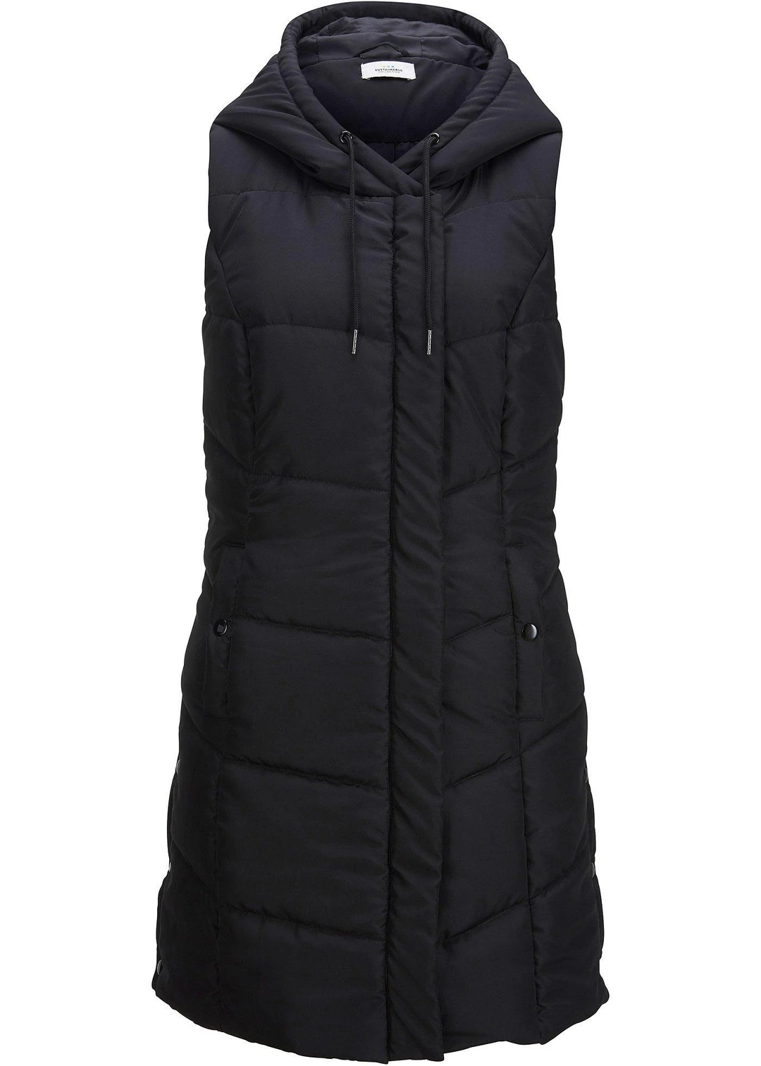 Veste sans manches matelassée en polyester recyclé