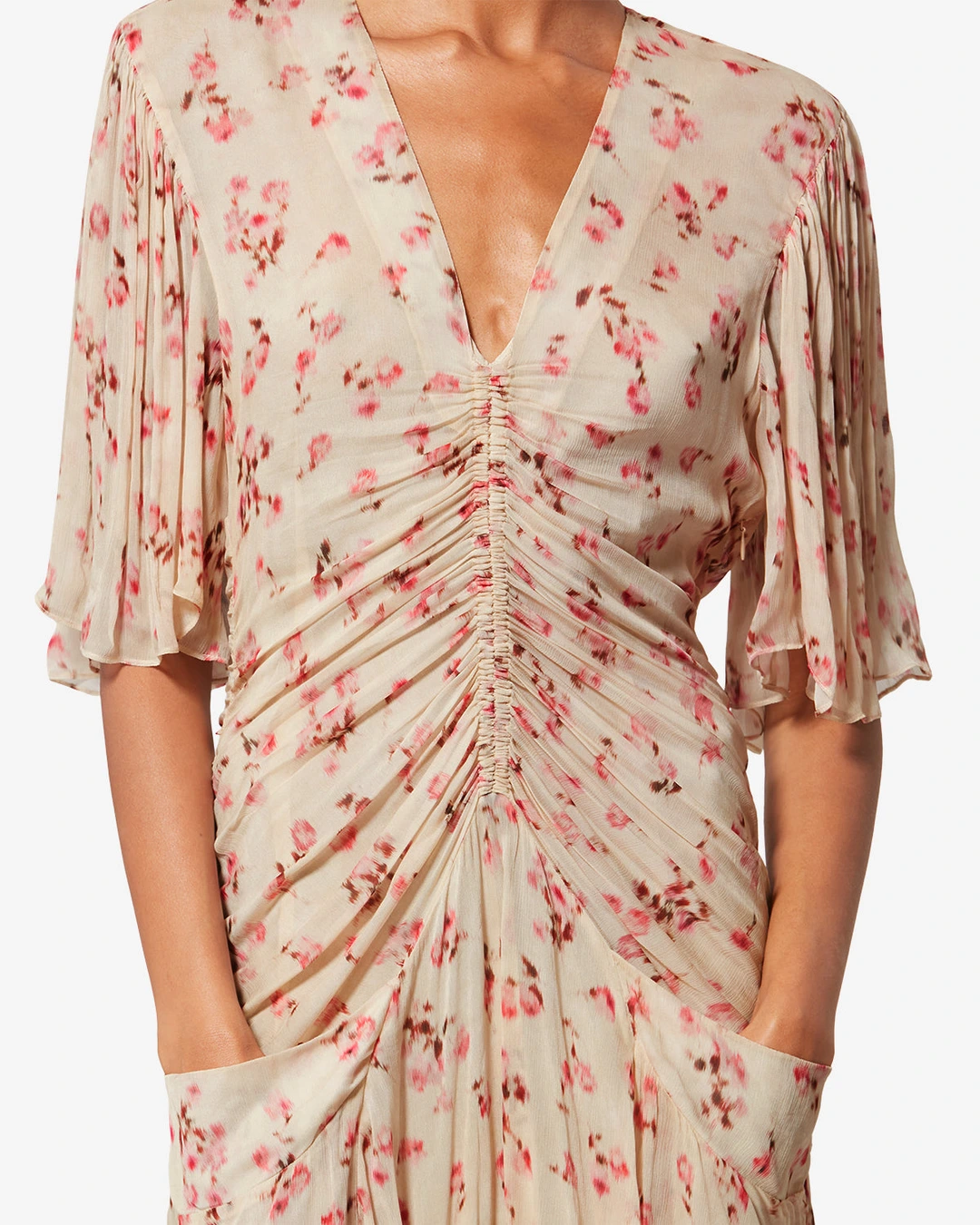 Robe Vivienne - Femme - Beige - Taille 42 - Marant Étoile - 2
