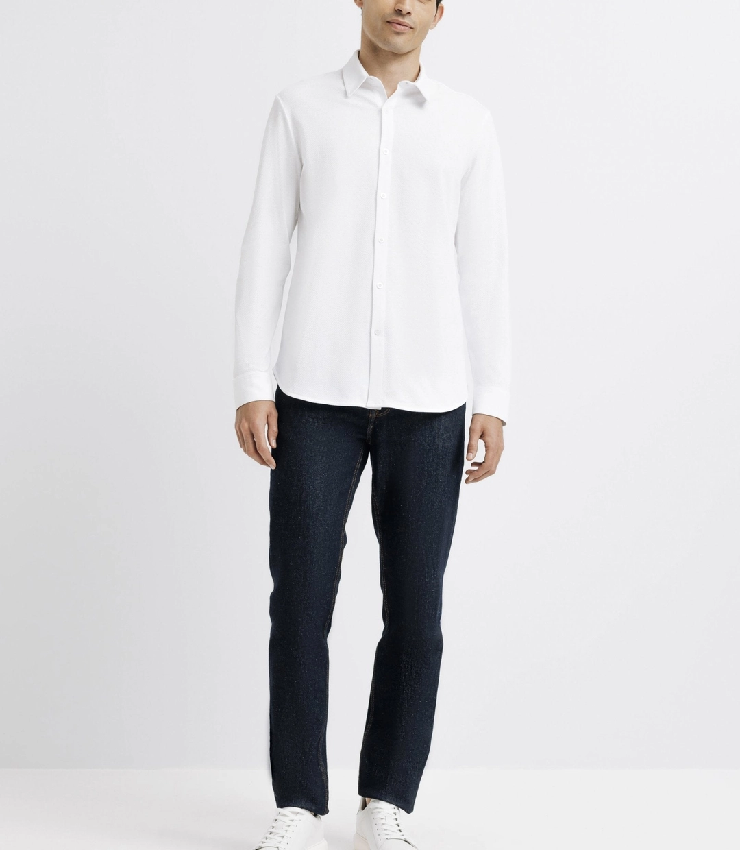 IZAC - Chemise casual avec logo blanche