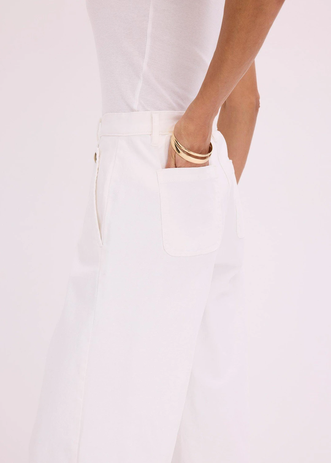 Pantalon large et extensible - 3