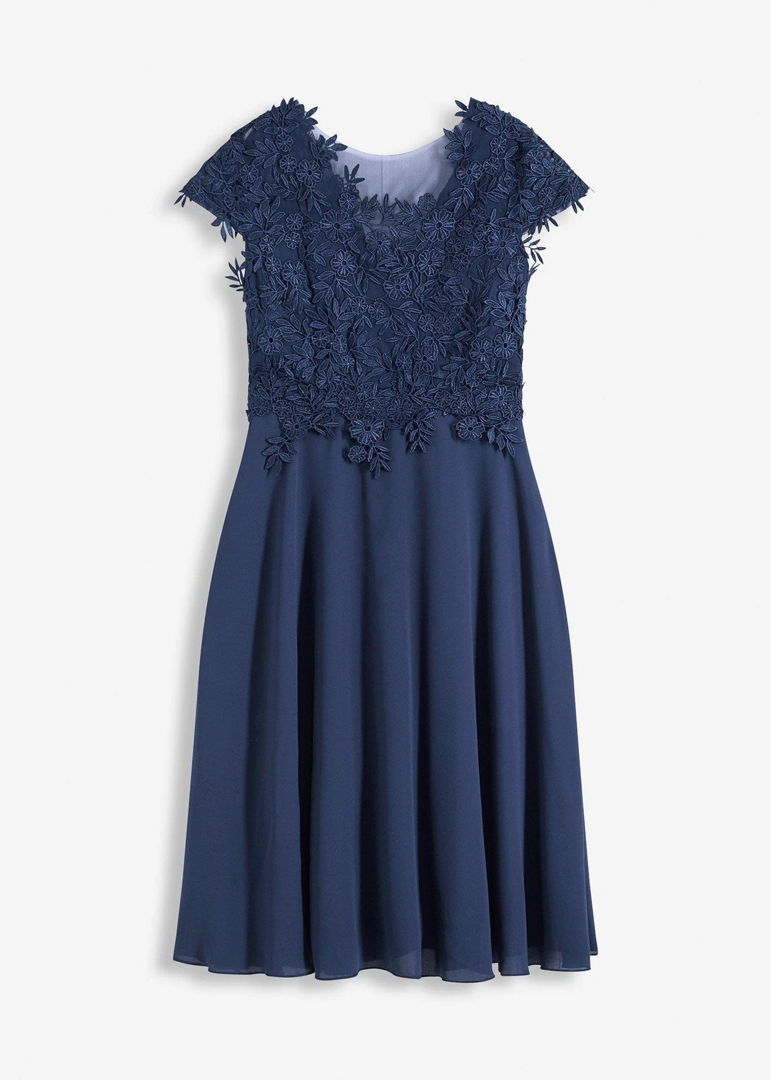 Robe midi en tulle délicat avec dentelle