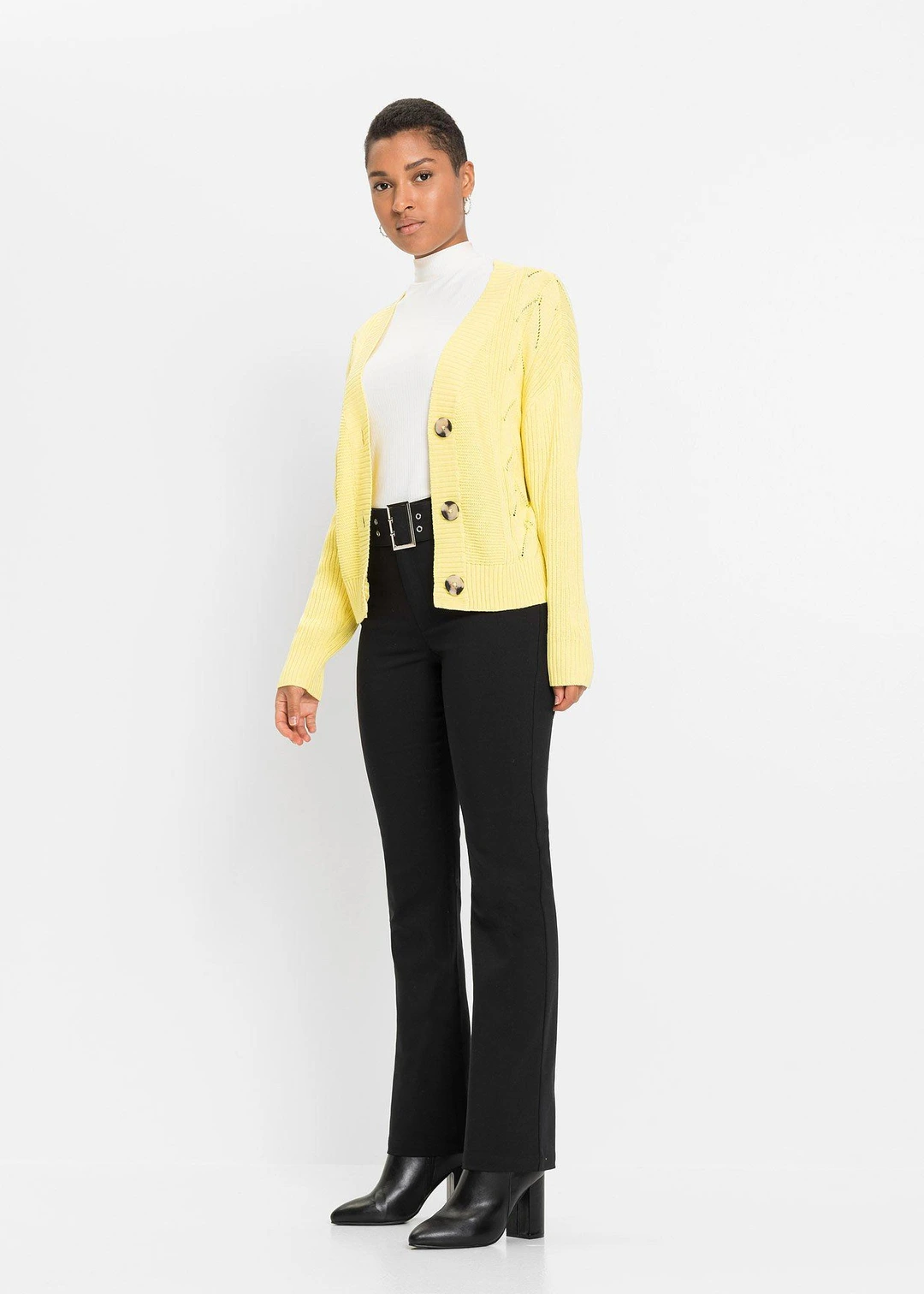Pantalon extensible avec ceinture