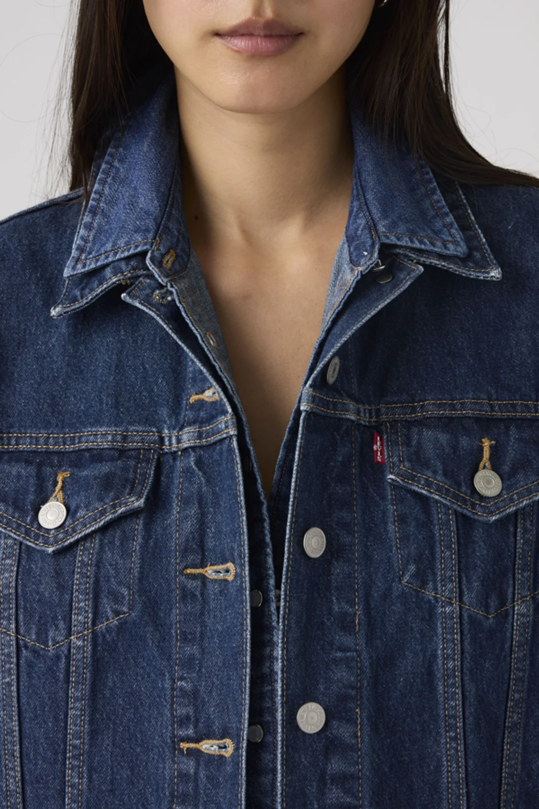 Levi's Veste Trucker Original - Femme - Blanc / Blank Impact - L - 2