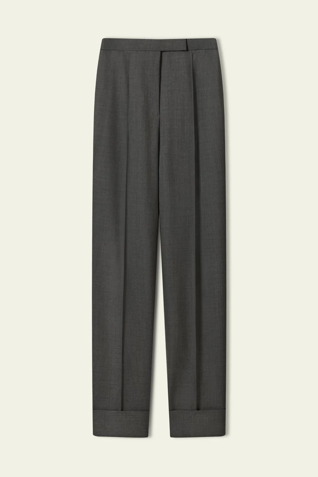 LILYSILK Femme Pantalon Tailleur en Soie et Laine Élégant avec Plis Devant Noir 36